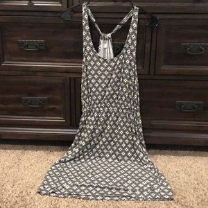 Razor back stretch dress